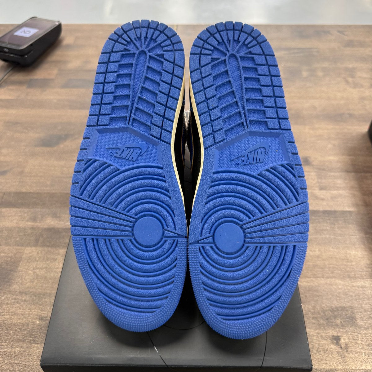 Jordan 1 Retro High OG SP Fragment x Union LA Sport Royal - Image 5