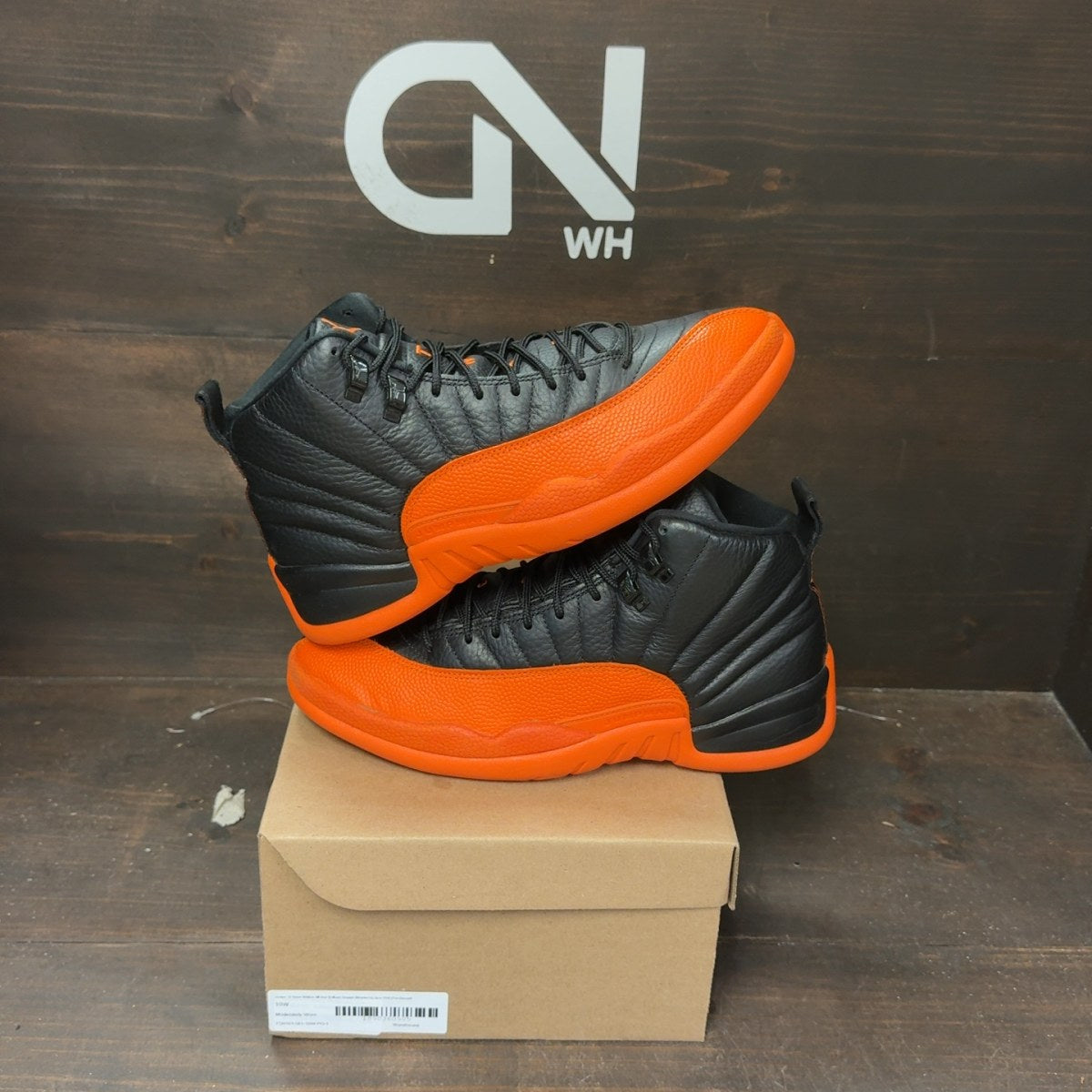 Jordan 12 Retro WNBA All-Star Brilliant Orange (Women's) Size 10W (Pre-Owned) - Image 1