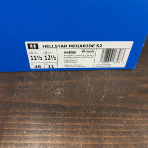 adidas Megaride S2 Hellstar White Black Size 11.5 (Pre-Owned) - aux