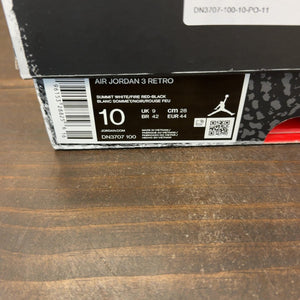 Jordan 3 Retro White Cement Reimagined Size 10 (Pre-Owned) - aux