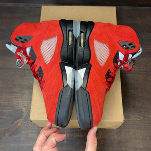 Jordan 5 Retro Raging Bull Red (2021) Size 8.5 (Pre-Owned) - Image 4