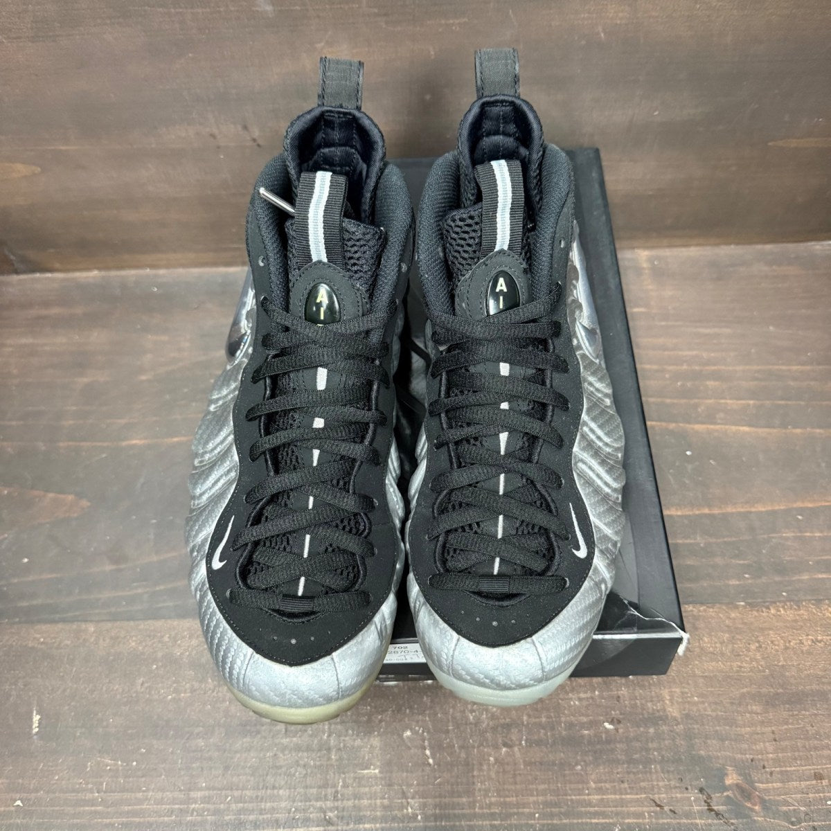 Nike Air Foamposite Pro Silver Surfer Size 8.5 (Pre-Owned) - back
