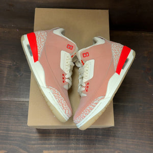 Jordan 3 Retro Rust Pink (Women's) Size 5.5W (Pre-Owned) - back