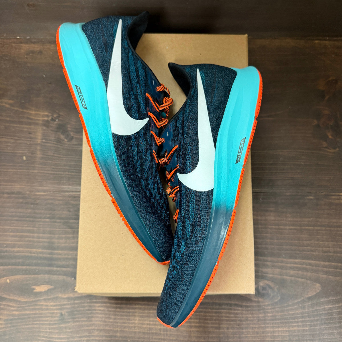 Nike Air Zoom Pegasus 36 Black Size 12 (Pre-Owned) - Image 2