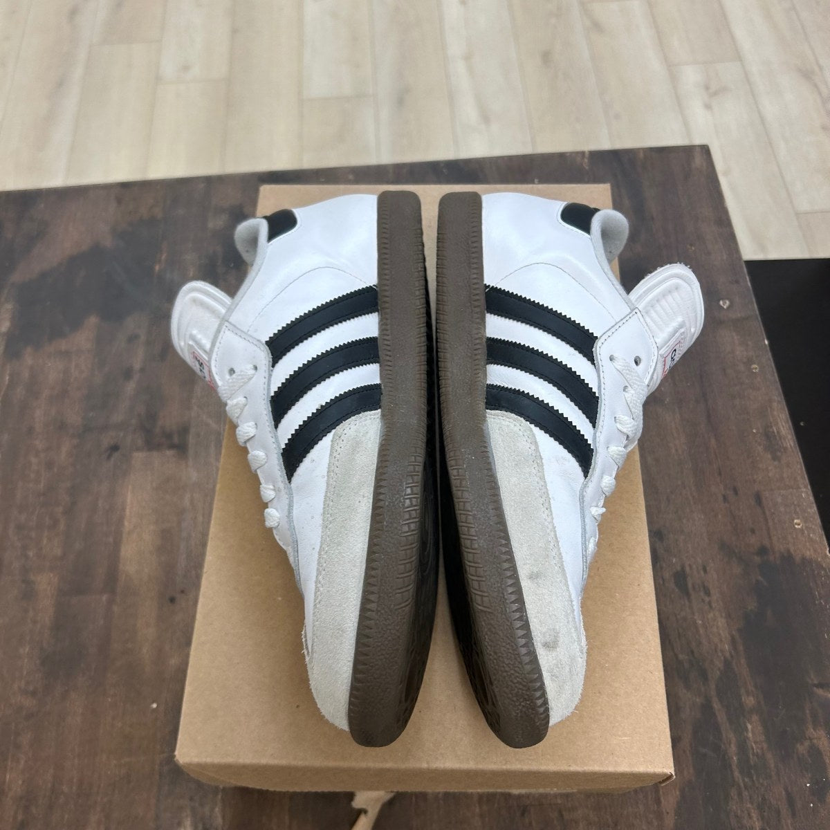 adidas Samba Classic White Size 10 (Pre-Owned) - Image 3