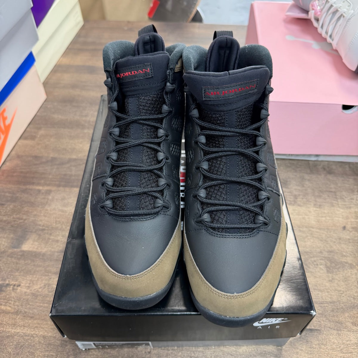 Jordan 9 Retro Olive (2024) Size 11 (Pre-Owned) - Image 2
