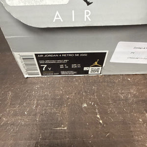 Jordan 4 Retro SE 95 Neon (GS) Size 7Y (Pre-Owned) - aux