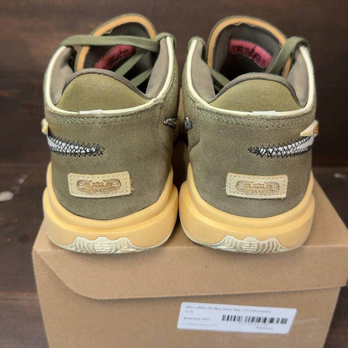 Nike LeBron 20 Olive Green Size 11.5 (Pre-Owned) - Image 5