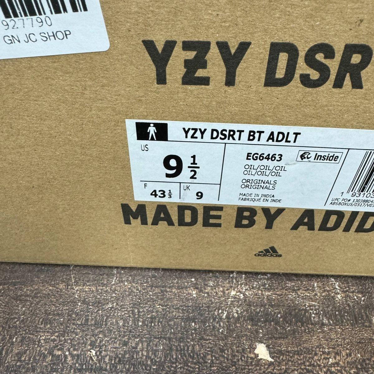 adidas Yeezy Desert Boot Oil Size 9.5 (Pre-Owned) - aux