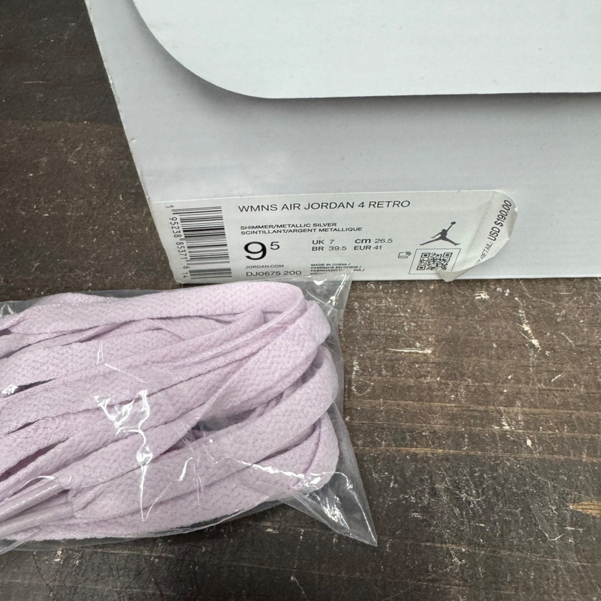 Jordan 4 Retro Shimmer (Women's) Size 9.5W (Pre-Owned) - aux