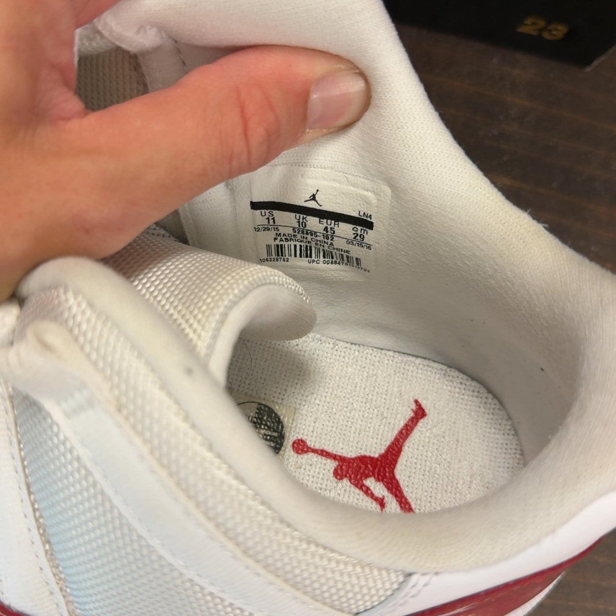 Jordan 11 Retro Low Cherry (2016) - Image 7