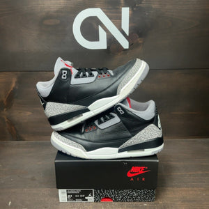 Jordan 3 Retro OG Black Cement (2024) Size 8.5 (Pre-Owned) - Image 1