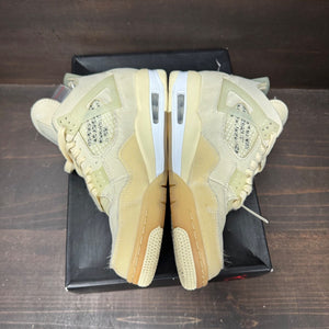 Jordan 4 Retro Off-White Sail (Women's) Size 9.5W (Pre-Owned) - tag