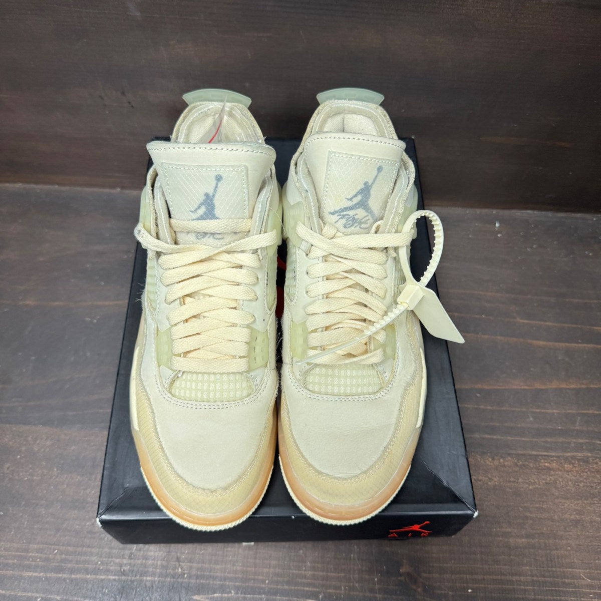 Jordan 4 Retro Off-White Sail (Women's) Size 9.5W (Pre-Owned) - side