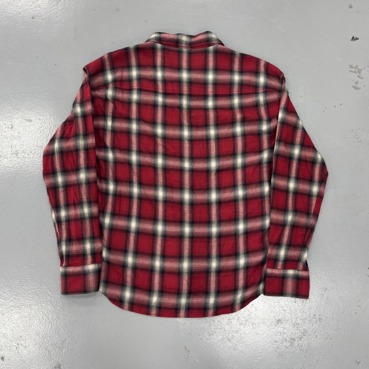 Cactus Plant Flea Market Double Vision Check Shirt Red Size L (Pre-Owned) - Image 2