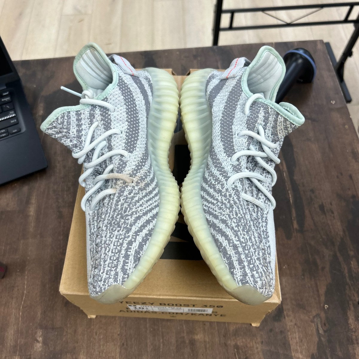 adidas Yeezy Boost 350 V2 Blue Tint - Image 3