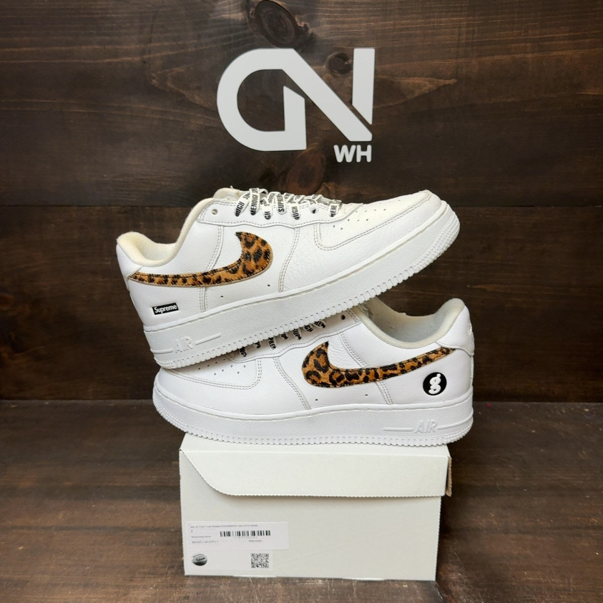 Nike Air Force 1 Low Supreme GOODENOUGH Size 9 (Pre-Owned) - Image 1