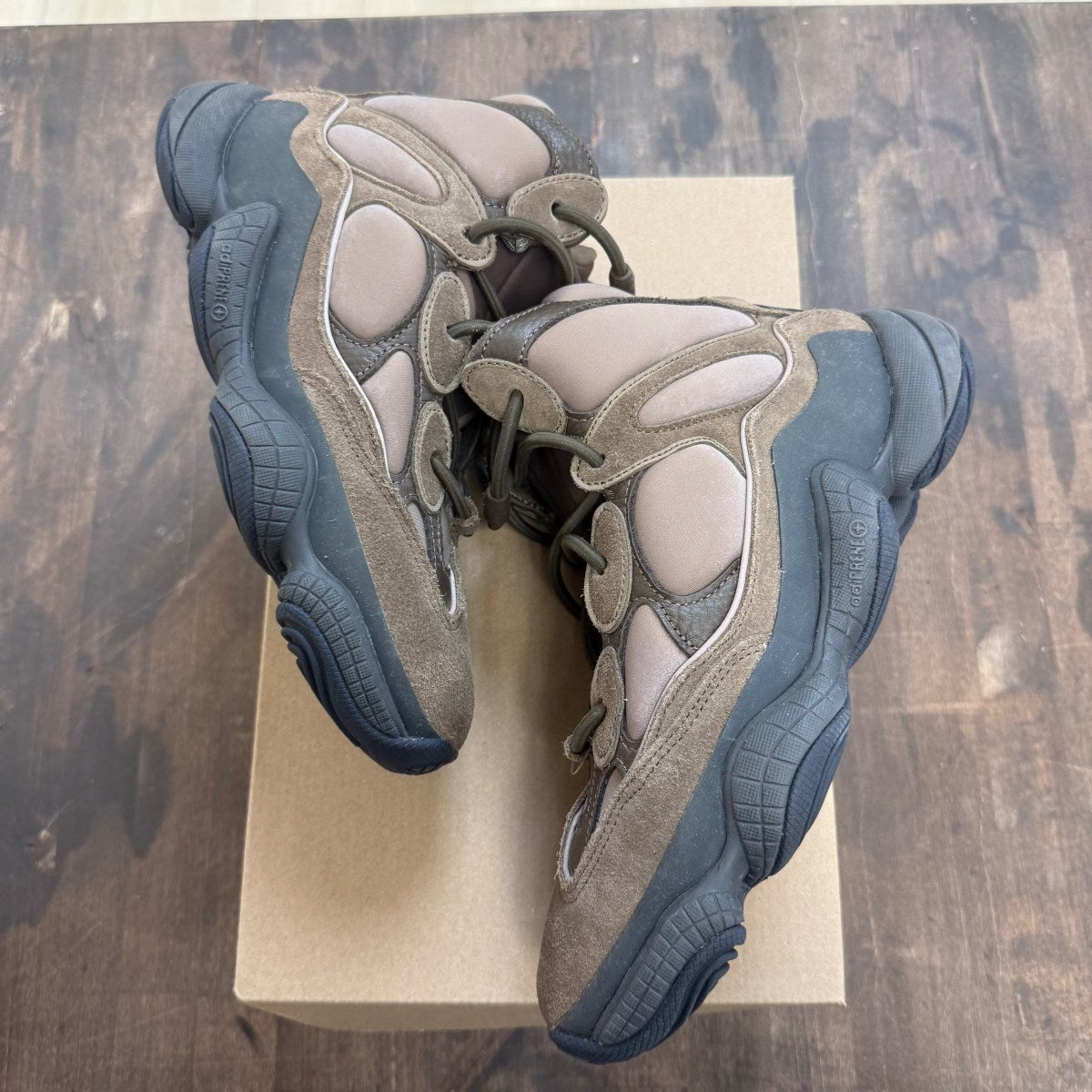 adidas Yeezy 500 High Taupe Black Size 7 (Pre-Owned) - Image 1