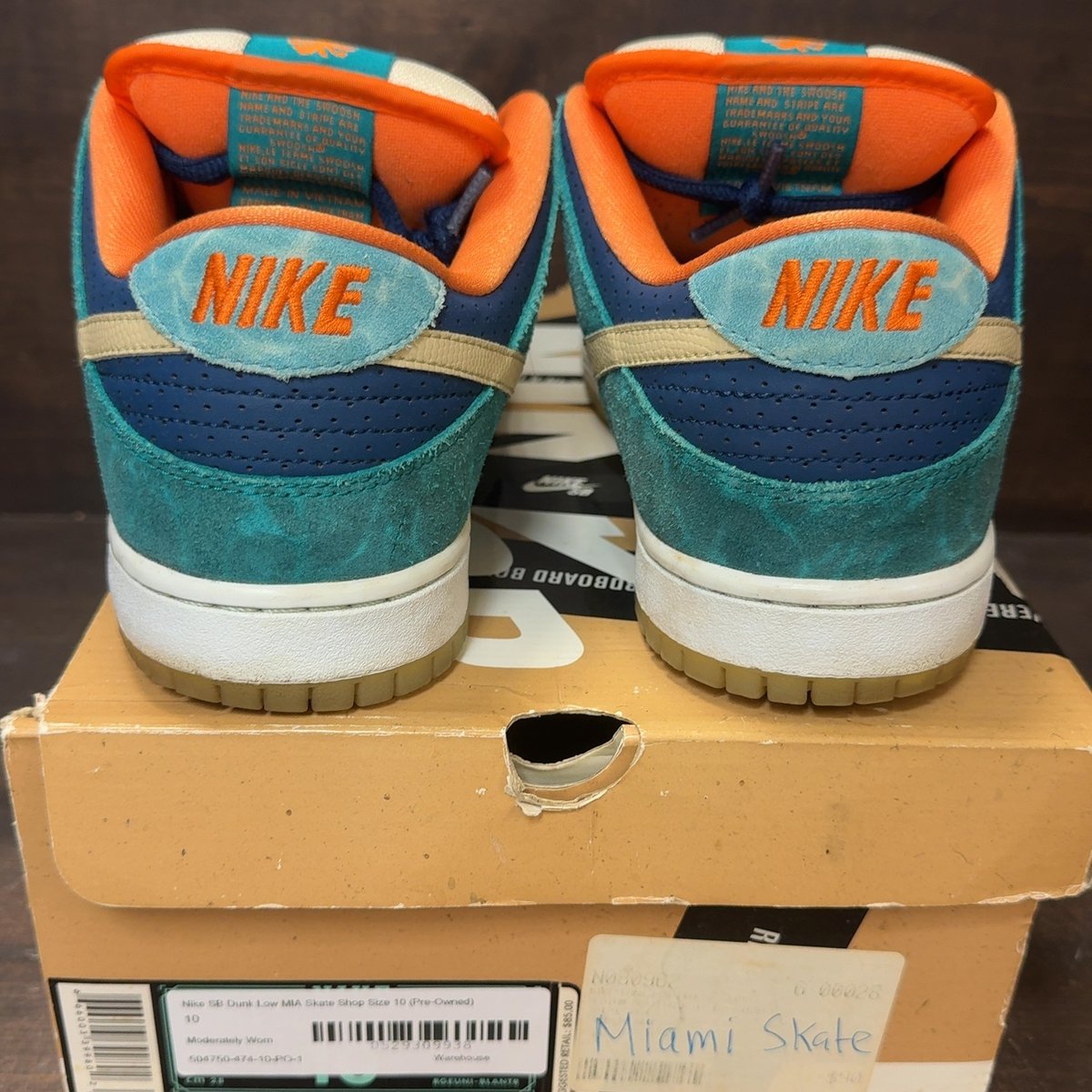 Nike SB Dunk Low MIA Skate Shop Size 10 (Pre-Owned) - aux