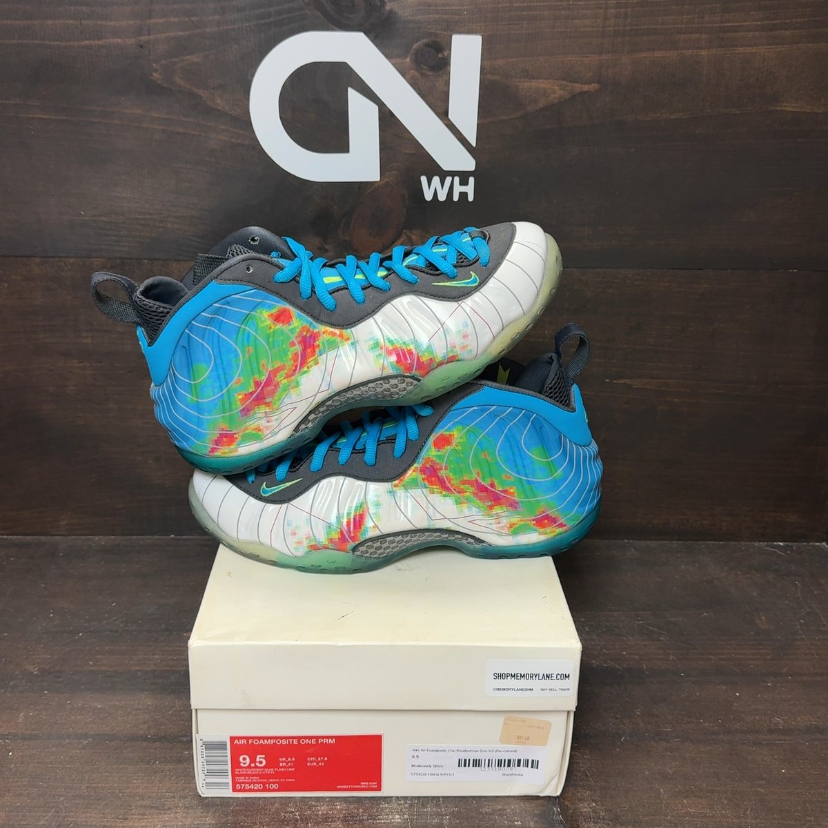 Nike Air Foamposite One Weatherman Size 9.5 (Pre-Owned) - front