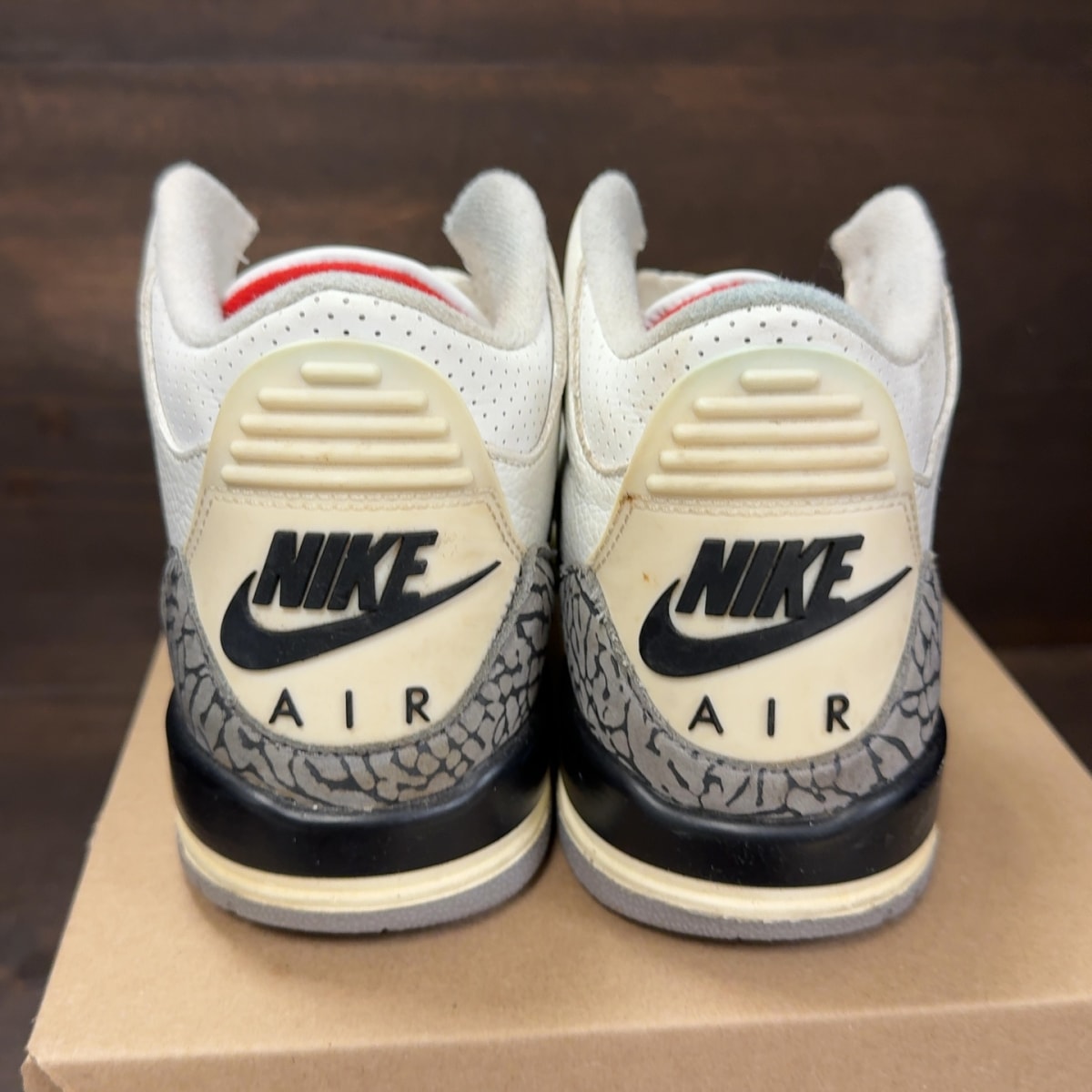 Jordan 3 Retro White Cement Reimagined (GS) Size 5.5Y (Pre-Owned) - Image 5