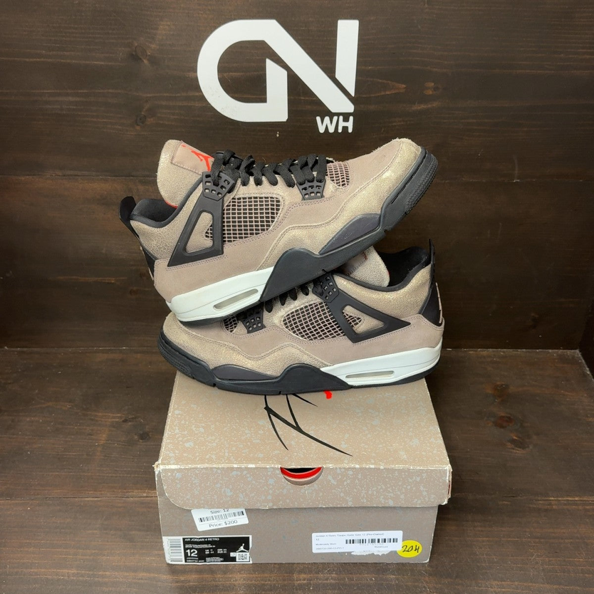 Jordan 4 Retro Taupe Haze - Image 1