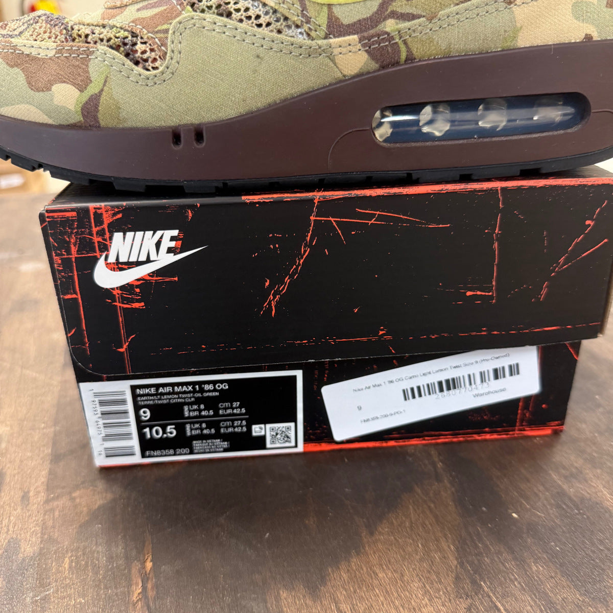 Nike Air Max 1 '86 OG Camo Light Lemon Twist - Image 4