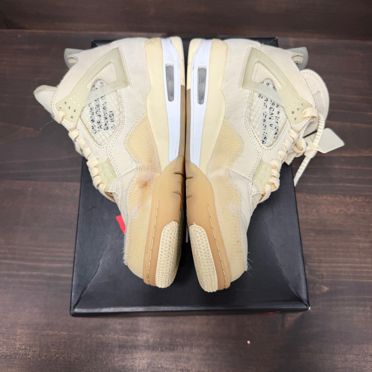 Jordan 4 Retro Off-White Sail (Women's) - Image 6