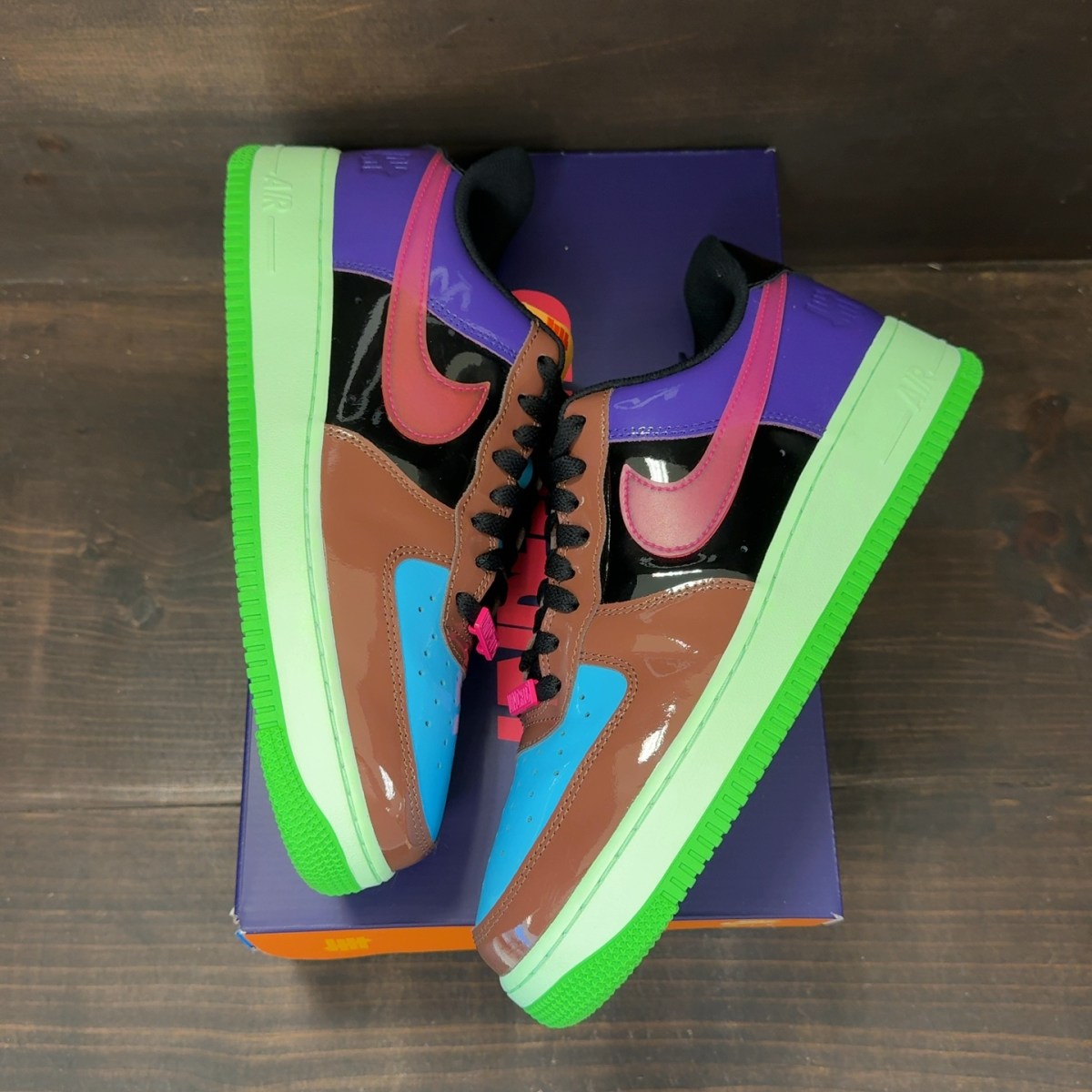 Nike Air Force 1 Low SP Undefeated Multi-Patent Pink Prime - Image 2