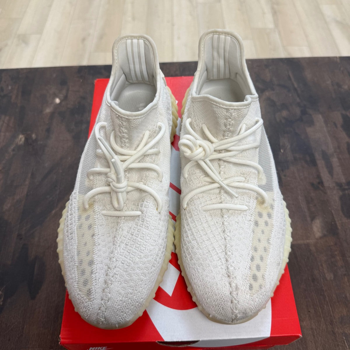 adidas Yeezy Boost 350 V2 Bone Size 13 (Pre-Owned) - Image 2