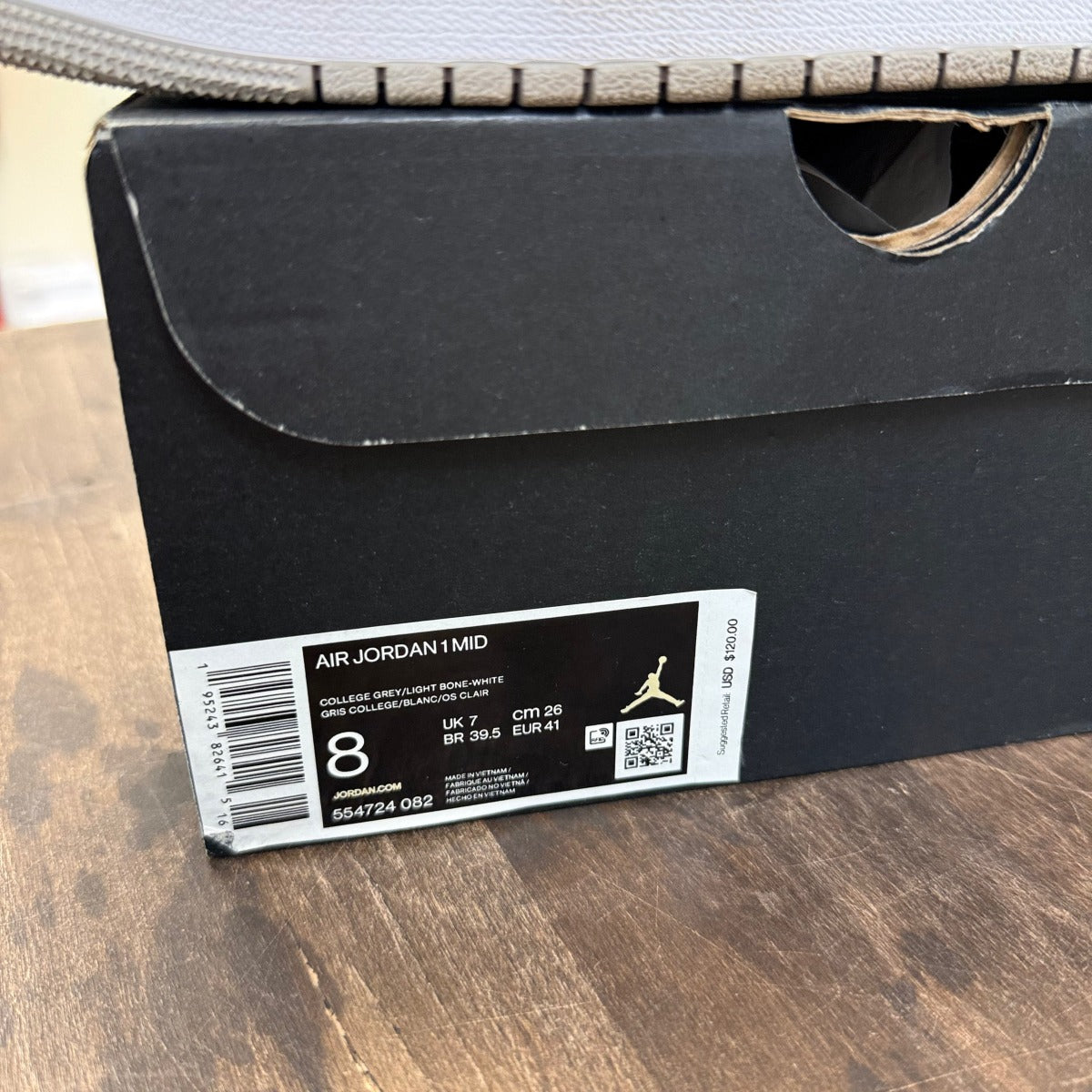 Jordan 1 Mid Linen - Image 6