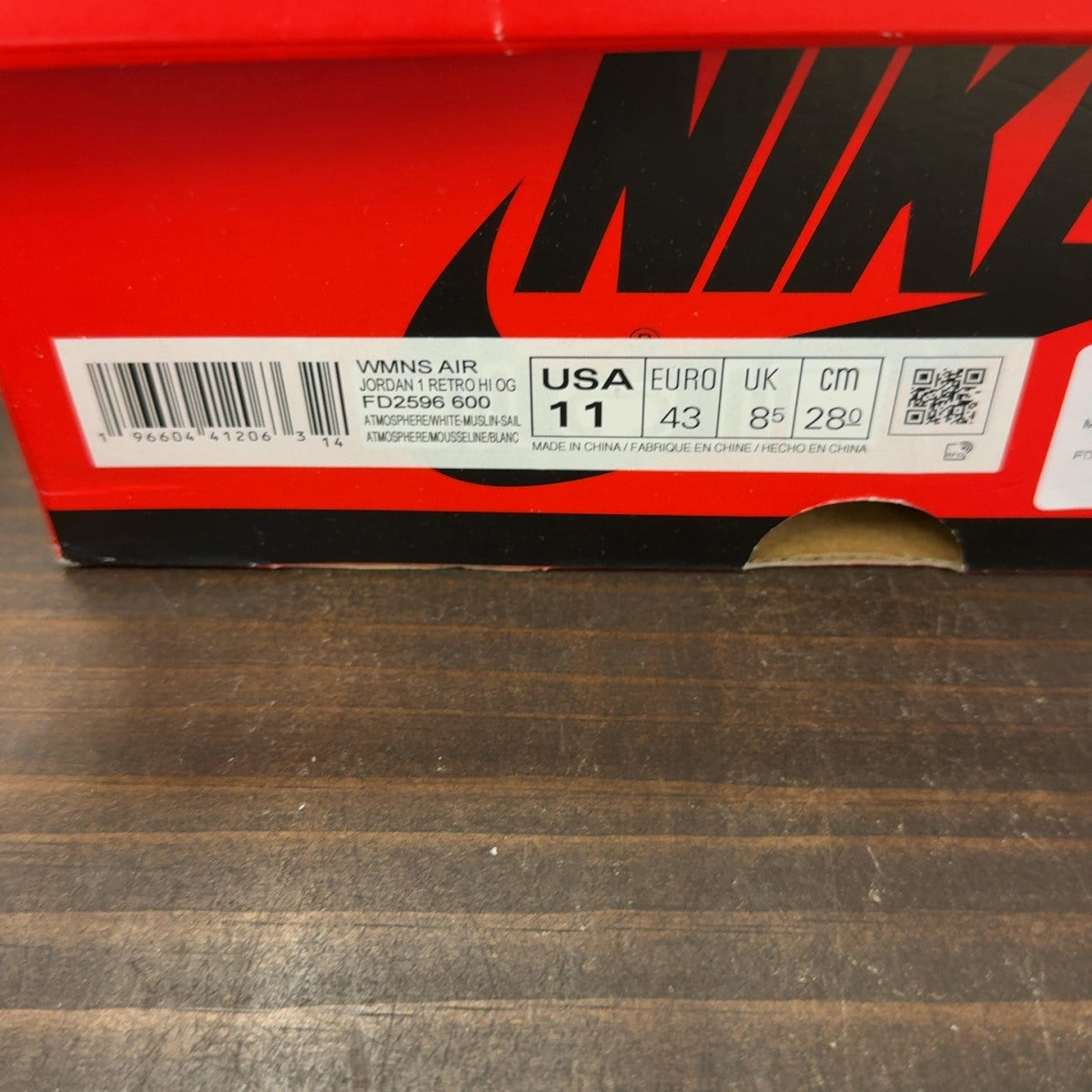 Jordan 1 Retro High OG Washed Pink (Women's) - Image 9