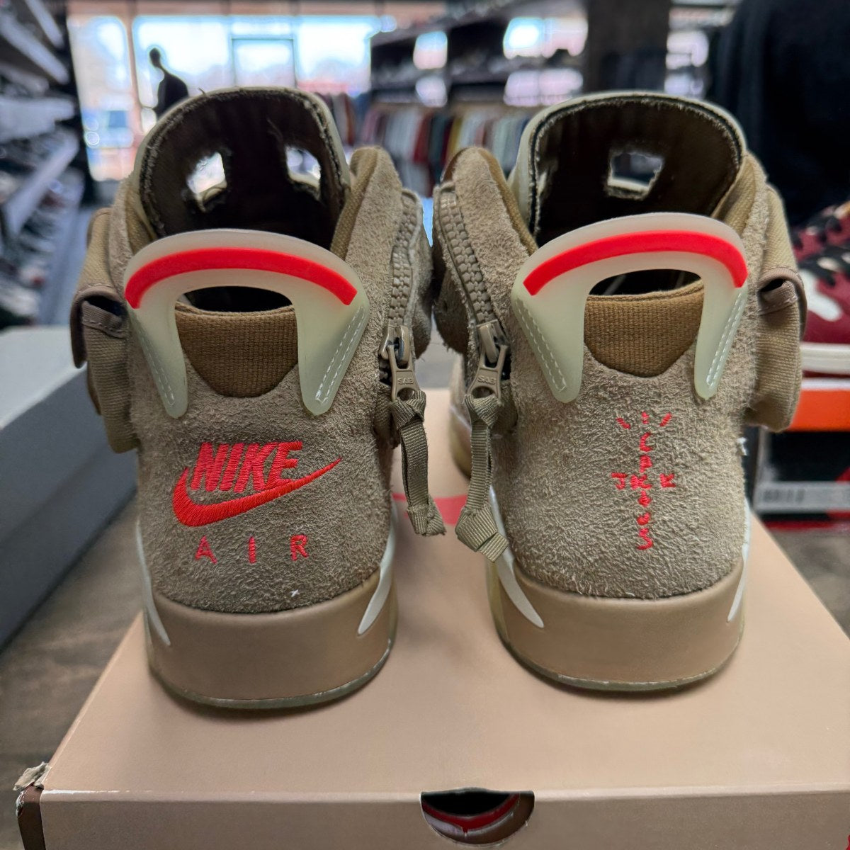 Jordan 6 Retro Travis Scott British Khaki - Image 4