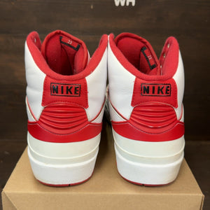 Jordan 2 Retro White Red (2014) Size 12 (Pre-Owned) - Image 5
