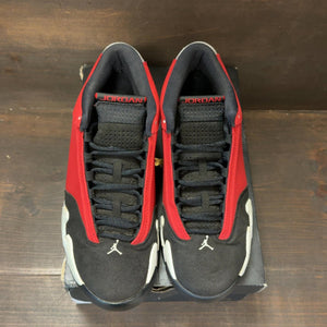 Jordan 14 Retro Gym Red Toro Size 8 (Pre-Owned) - tag