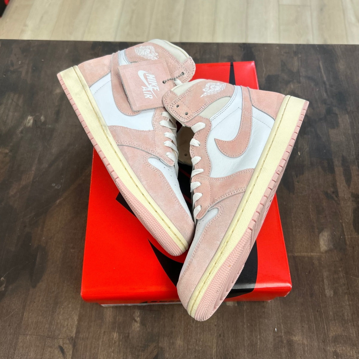 Jordan 1 Retro High OG Washed Pink (Women's) - Image 1