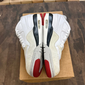 Jordan 4 RM White Fire Red Size 9.5 (Pre-Owned) - Image 3