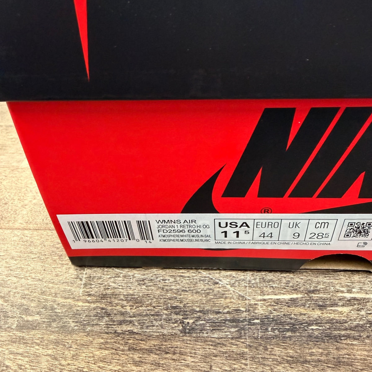 Jordan 1 Retro High OG Washed Pink (Women's) - Image 6