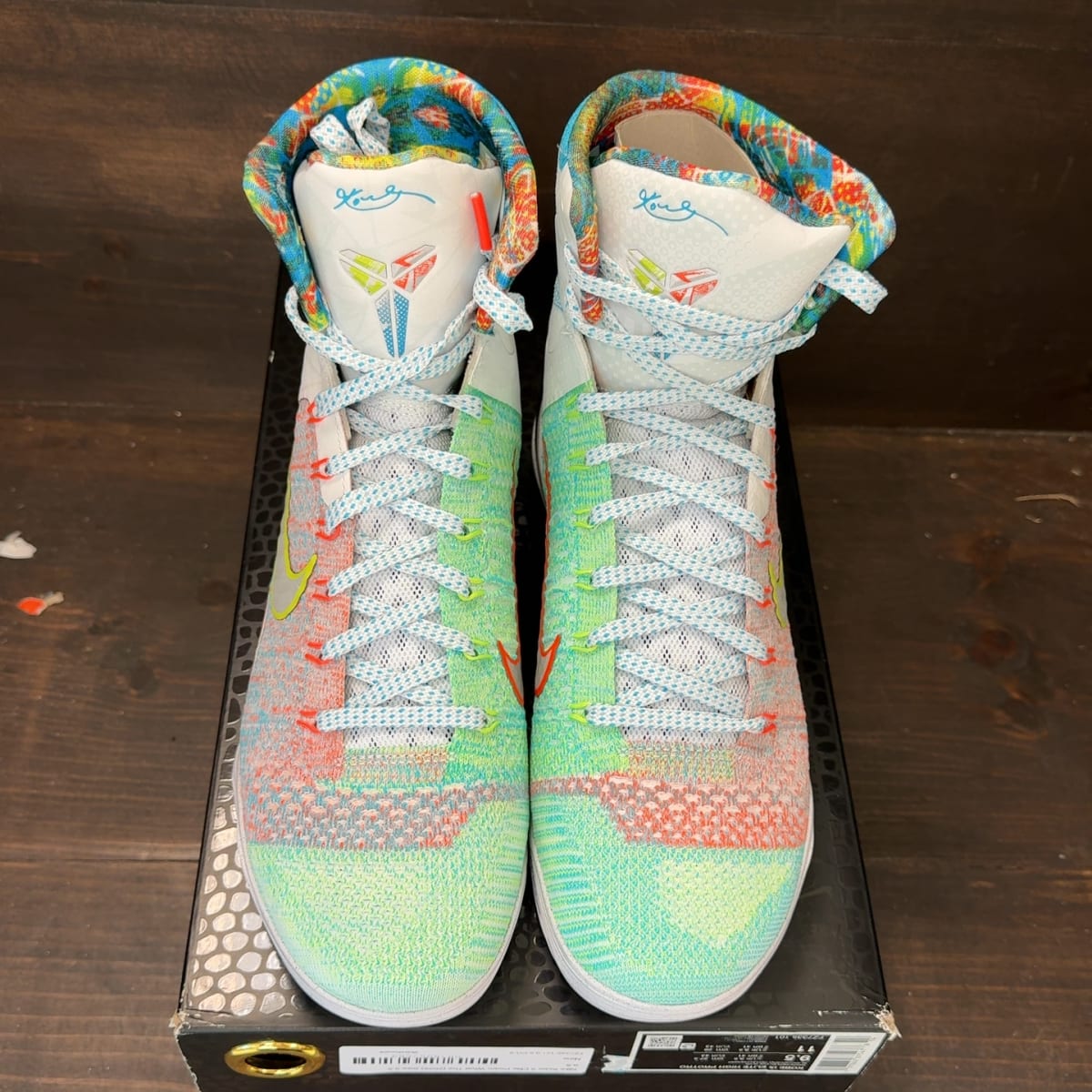 Nike Kobe 9 Elite Protro What The (2025) Size 9.5 - tag