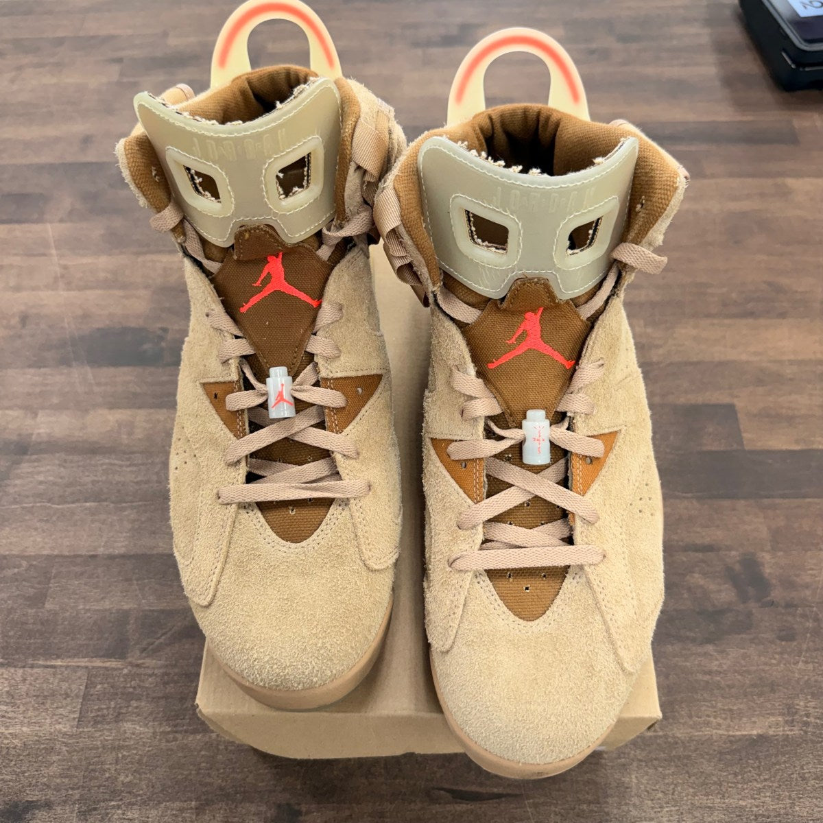 Jordan 6 Retro Travis Scott British Khaki Size 14 (Pre-Owned) - Image 2