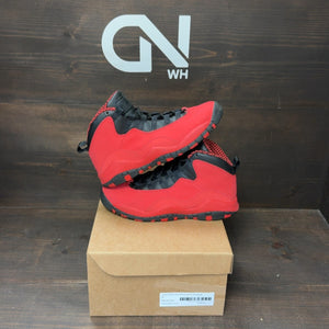 Jordan 10 Retro Fusion Red (GS) Size 5Y (Pre-Owned) - Image 1