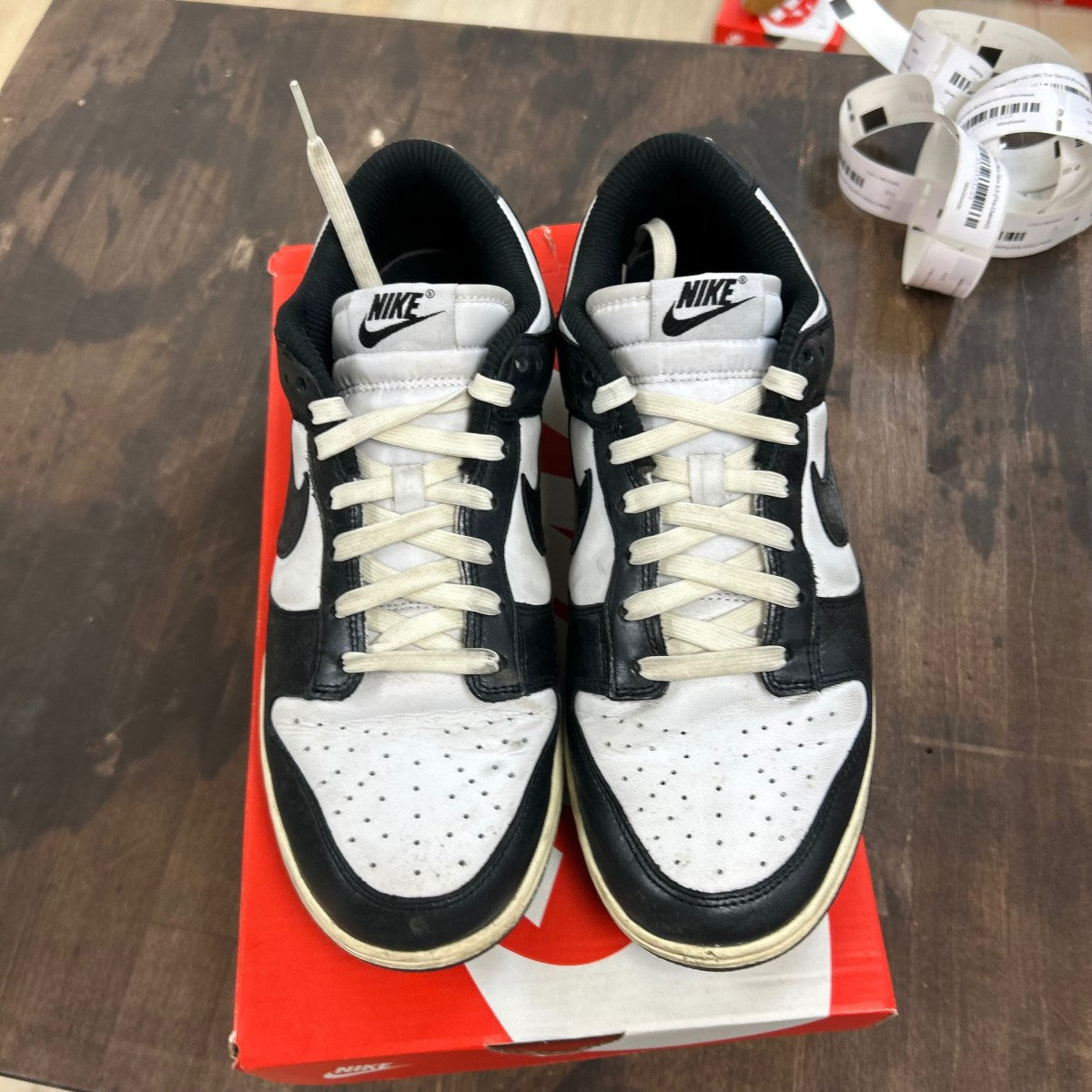 Nike Dunk Low Vintage Panda (Women's) Size 10W (Pre-Owned)