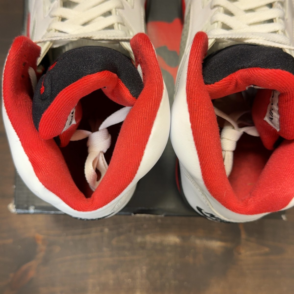 Jordan 5 Retro Fire Red Black Tongue (2025) - Image 6