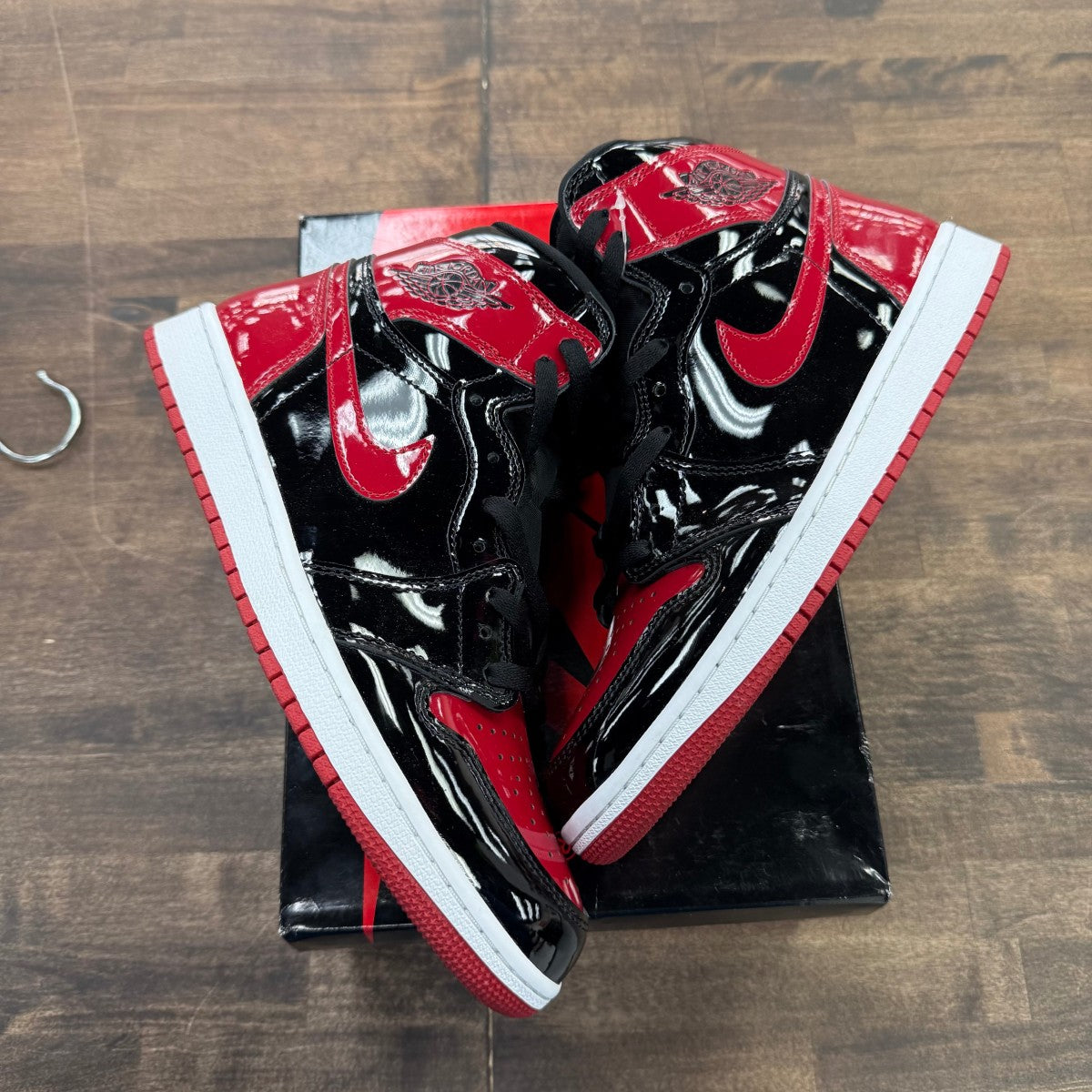 Jordan 1 Retro High OG Patent Bred - Image 1