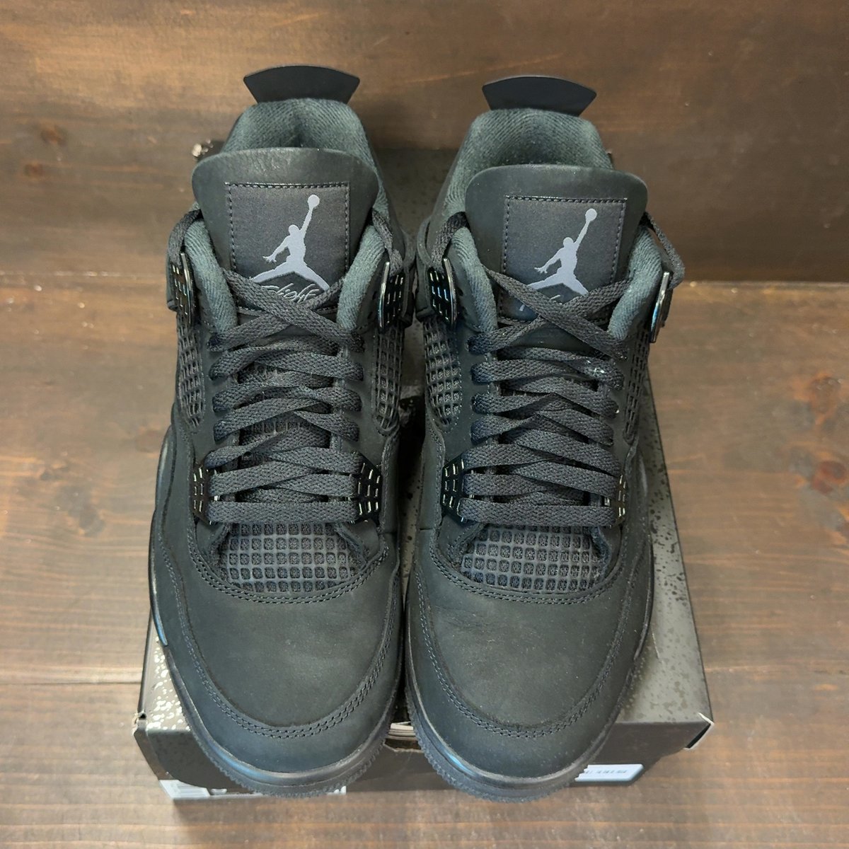 Jordan 4 Retro Black Cat (2025) Size 9 (Pre-Owned) - tag