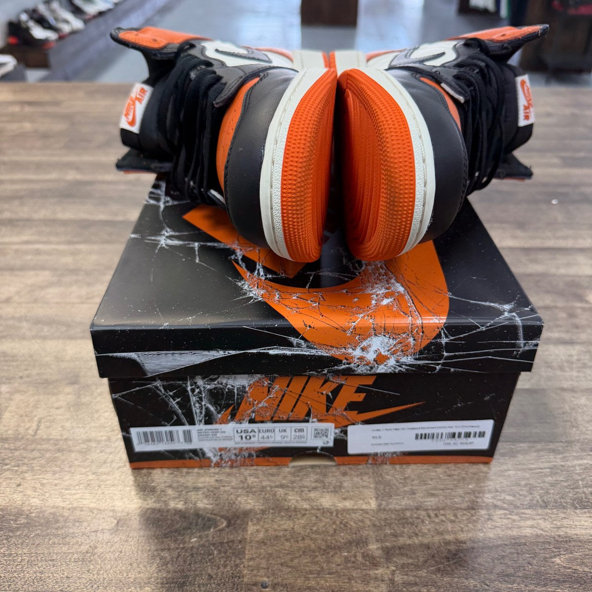 Jordan 1 Retro High OG Shattered Backboard (2025) Size 10.5 (Pre-Owned) - Image 6