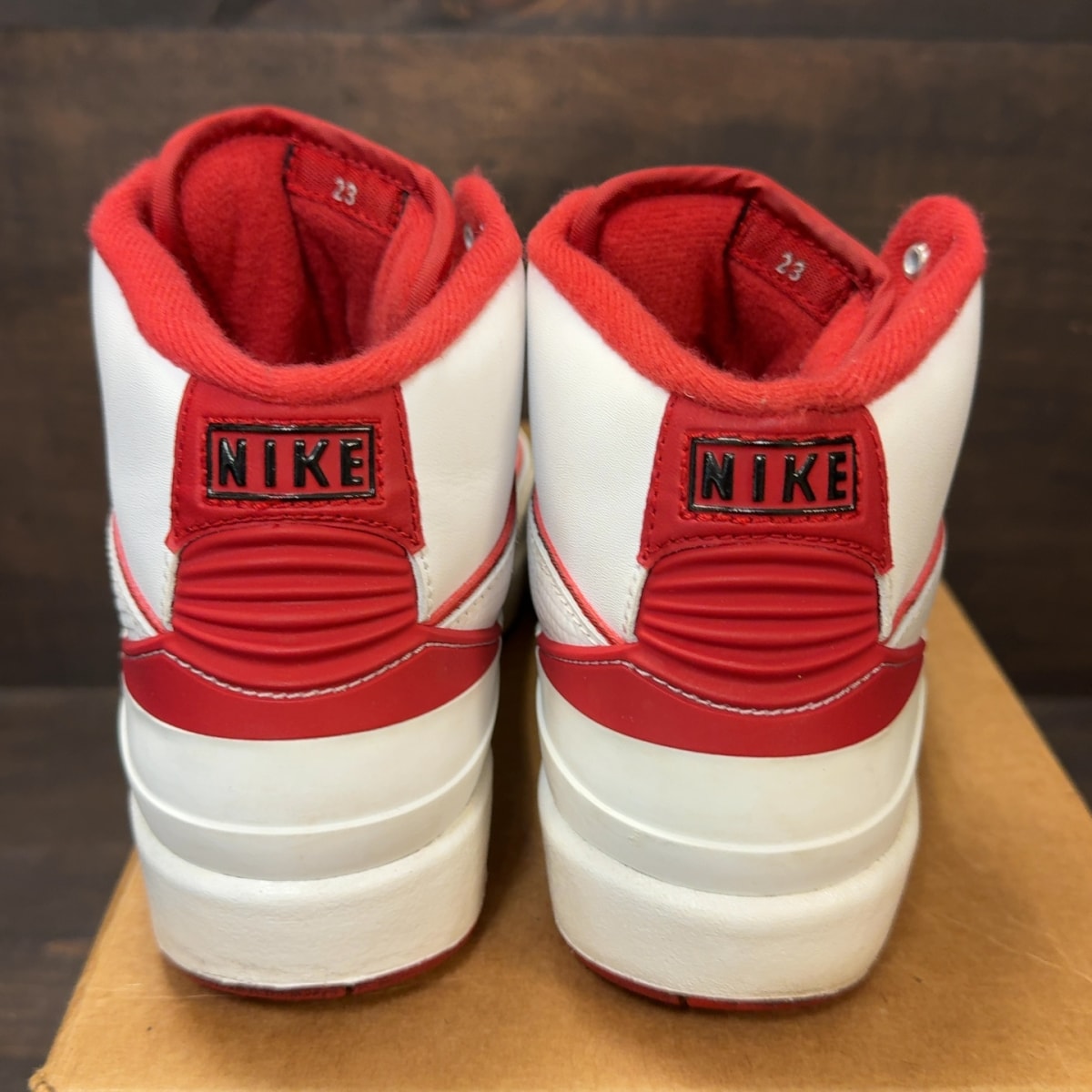 Jordan 2 Retro White Red (2014) (GS) Size 4.5Y (Pre-Owned) - Image 5