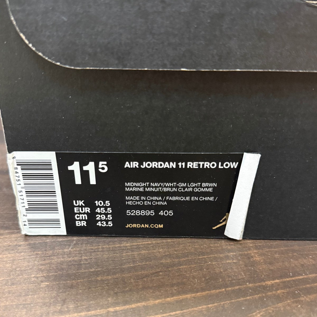Jordan 11 Retro Low Midnight Navy - Image 6
