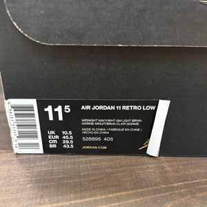 Jordan 11 Retro Low Midnight Navy - Image 6
