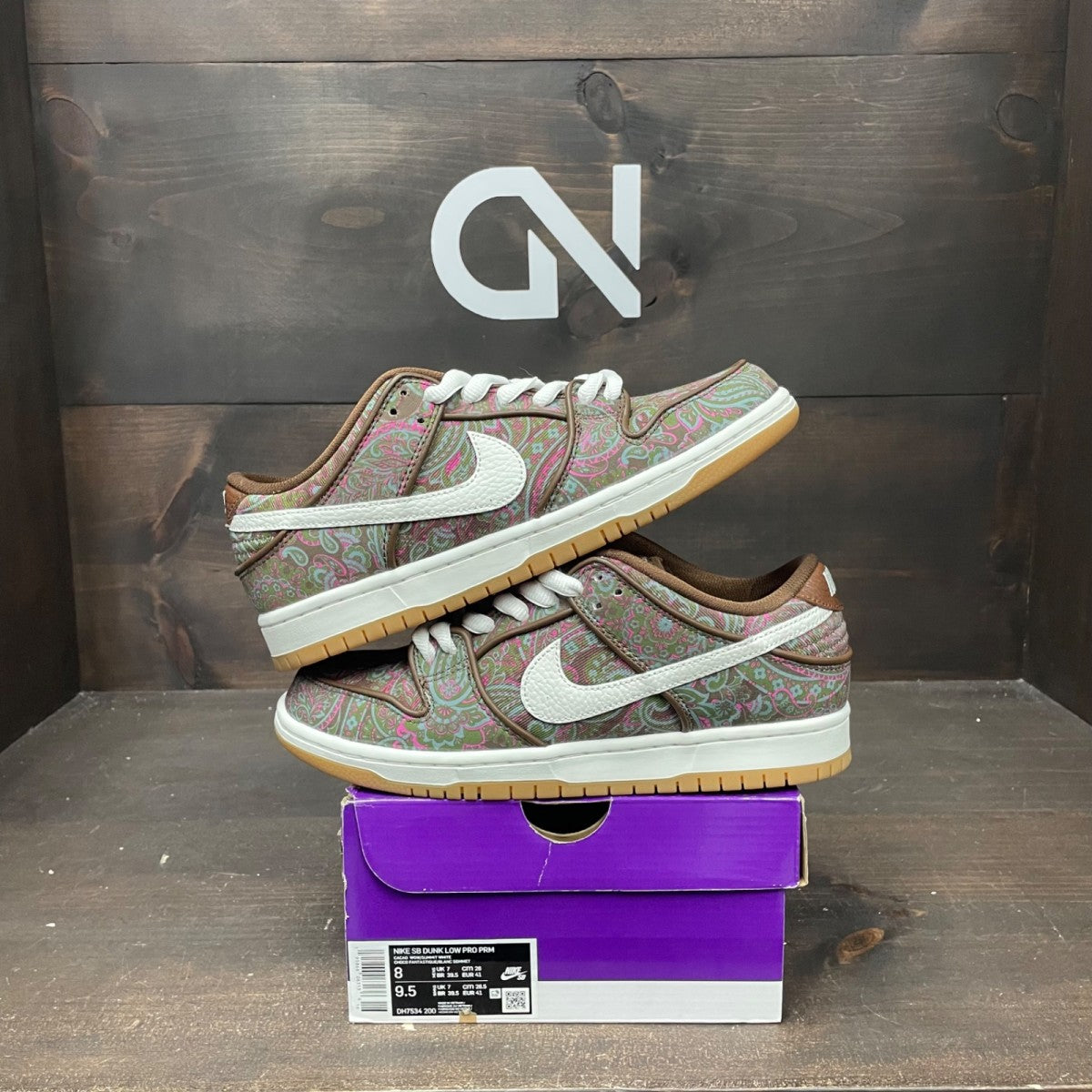 Nike SB Dunk Low Pro Paisley Brown - Image 1